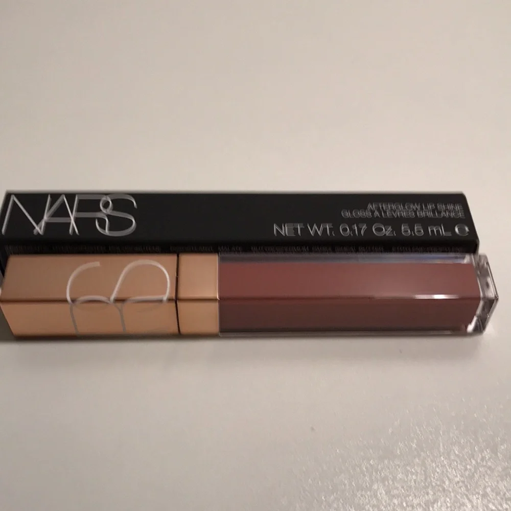 NEW NARS Afterglow Lip Shine Gloss in Nympho